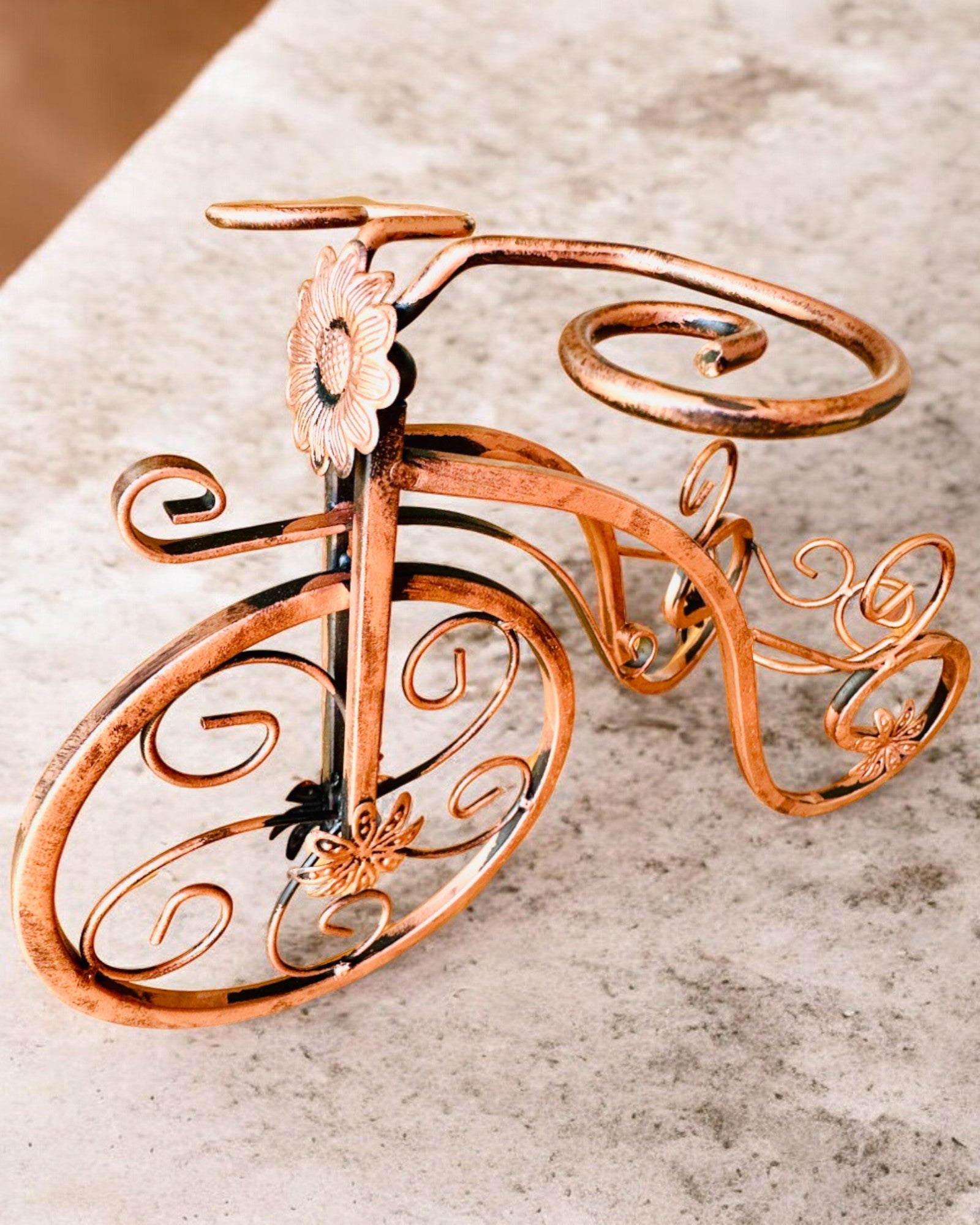 Fahrrad-Weinregal "WineCycle" - Möglichkeit zur Personalisierung mit Gravur als Geschenk