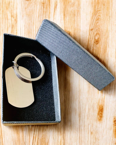 Militärischer ID-Anhänger "Erkennungsmarke" aus Edelstahl – Personalisierte Gravur