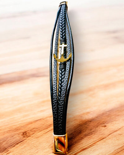 Herrenarmband Anker der Eleganz mit Gravuroption als Geschenk