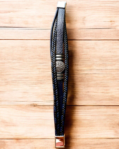 Armband "Baum des Lebens" mit Personalisierungsmöglichkeit als Geschenk, 3 Farbvarianten