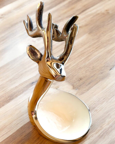 Elegante Schale Gehörnte Schönheit – Handarbeit aus Indien, Personalisierung mit Gravur