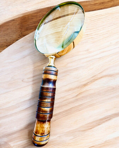 Große Retro-Lupe, Möglichkeit zur Personalisierung als Geschenk mit Gravur - Auswahlmöglichkeiten verfügbar