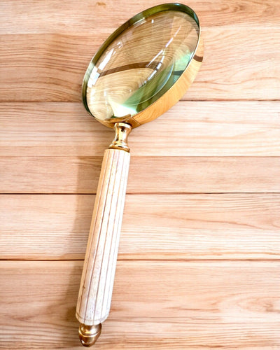 Große Retro-Lupe, Möglichkeit zur Personalisierung als Geschenk mit Gravur - Auswahlmöglichkeiten verfügbar