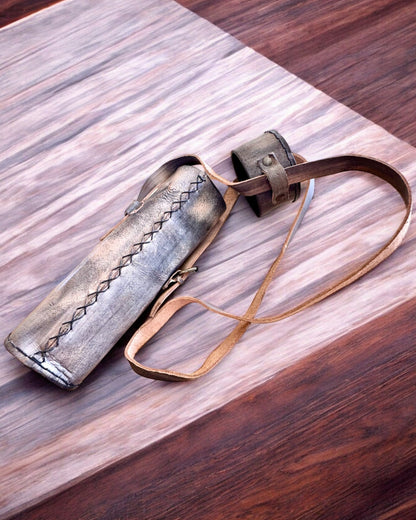 Premium-Fernrohr "Voyager" mit graviertem Fernrohr und Etui aus echtem Leder, Möglichkeit zur Personalisierung mit Gravur als Geschenk