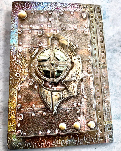 Chronik des Kriegers Notizbuch mit Rittermotiv, Notizbuch mit der Möglichkeit zur Personalisierung durch Gravur als Geschenk