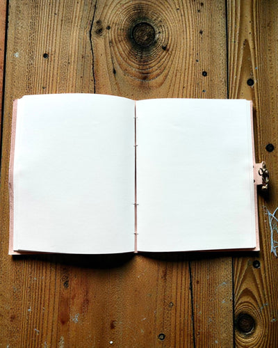 Leder-Erinnerungsbuch Erbe – personalisiertes Notizbuch 25 × 33 cm