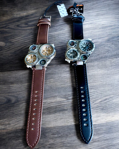 Survival-Uhr „Explorer 4in1“, Möglichkeit zur Personalisierung mit Gravur als Geschenk