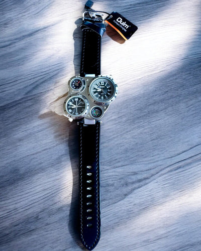 Survival-Uhr „Explorer 4in1“, Möglichkeit zur Personalisierung mit Gravur als Geschenk