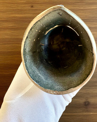 Mini-Ritterhelm „Guardian” aus Messing – handgefertigt, 12 cm, personalisierbar mit Gravur als Geschenk