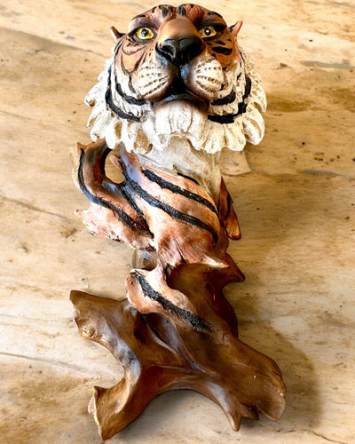 Statuette "Tiger König des Dschungels" mit Gravuroption, Figur 29 cm hoch, Dekoration als Geschenk