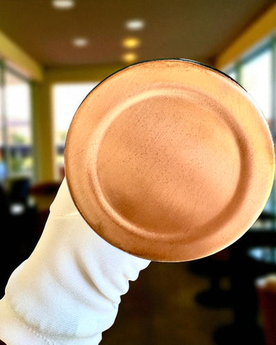 Kupfer-Set Mandala – Flasche 1L + 2 Becher im Etui, Möglichkeit der Personalisierung mit Gravur als Geschenk