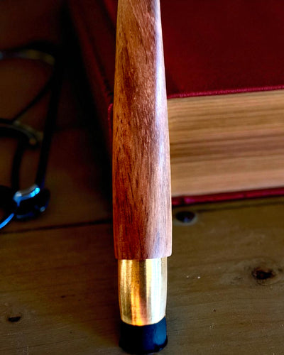 Navigator-Stock 2.0 mit Kompass und verstecktem Fernrohr, personalisierbar mit Gravur als Geschenk