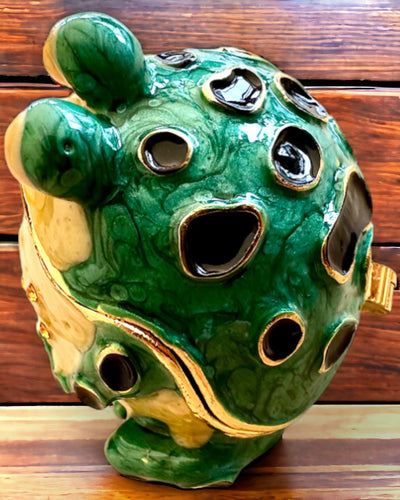 Elegante dekorative Schatulle "Froschschatz" als Geschenk mit Personalisierung, mit Gravuroption