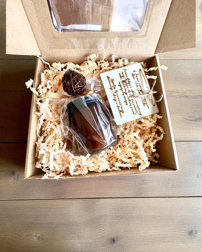 Intentionale Kerze Tigerkraft – Selbstbewusstsein und Wohlstand, 250 ml, Möglichkeit zur Personalisierung des Deckels als Geschenk