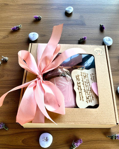 Intentionale Sojakerze Rosenquarz – Liebe, Harmonie und Herzensfrieden, 250 ml, personalisierbar als Geschenk