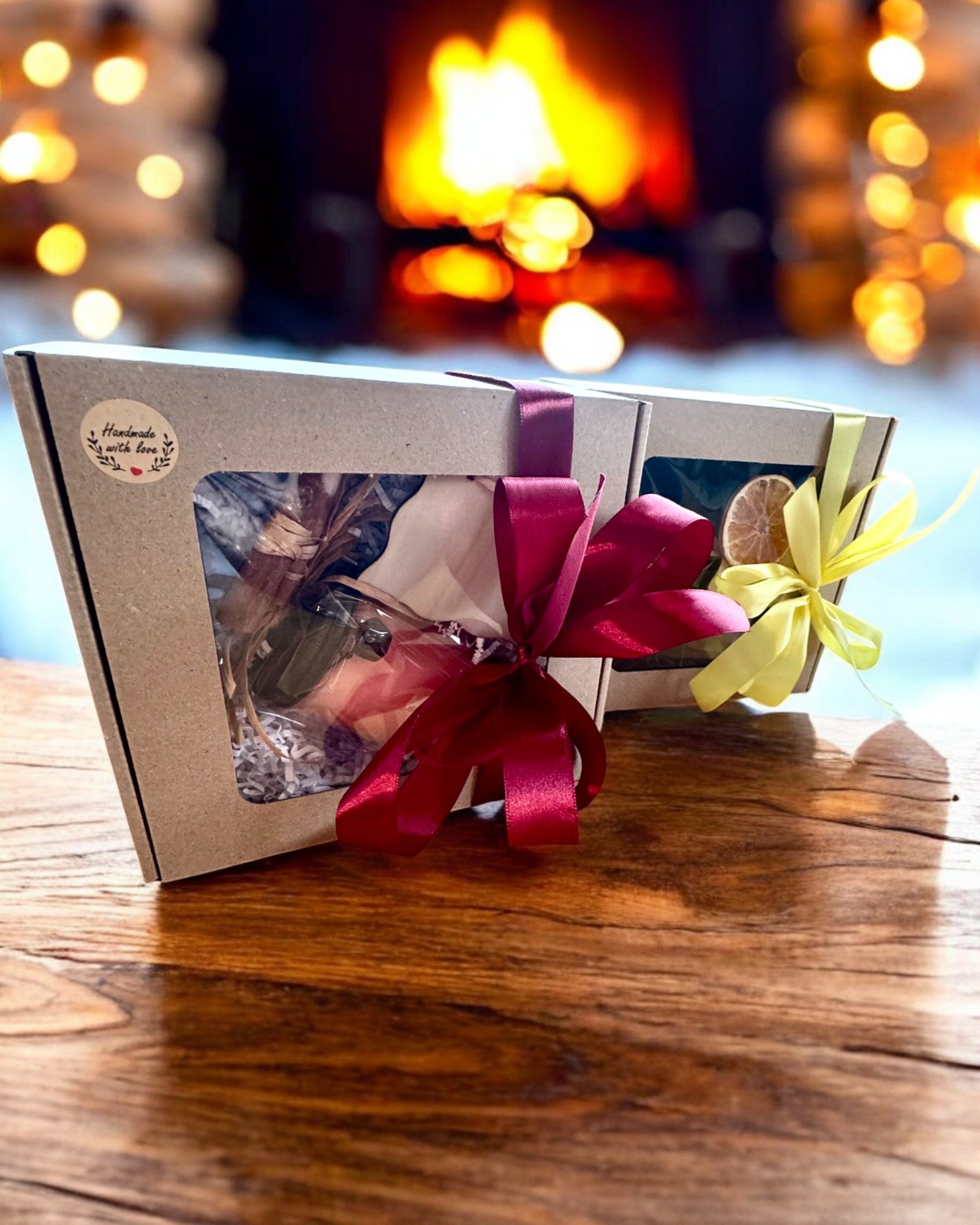 Intentionale Sojakerze 250 ml mit Naturstein – wählen Sie Ihre Energie: Citrin oder Granat, Personalisierung mit Gravur als Geschenk