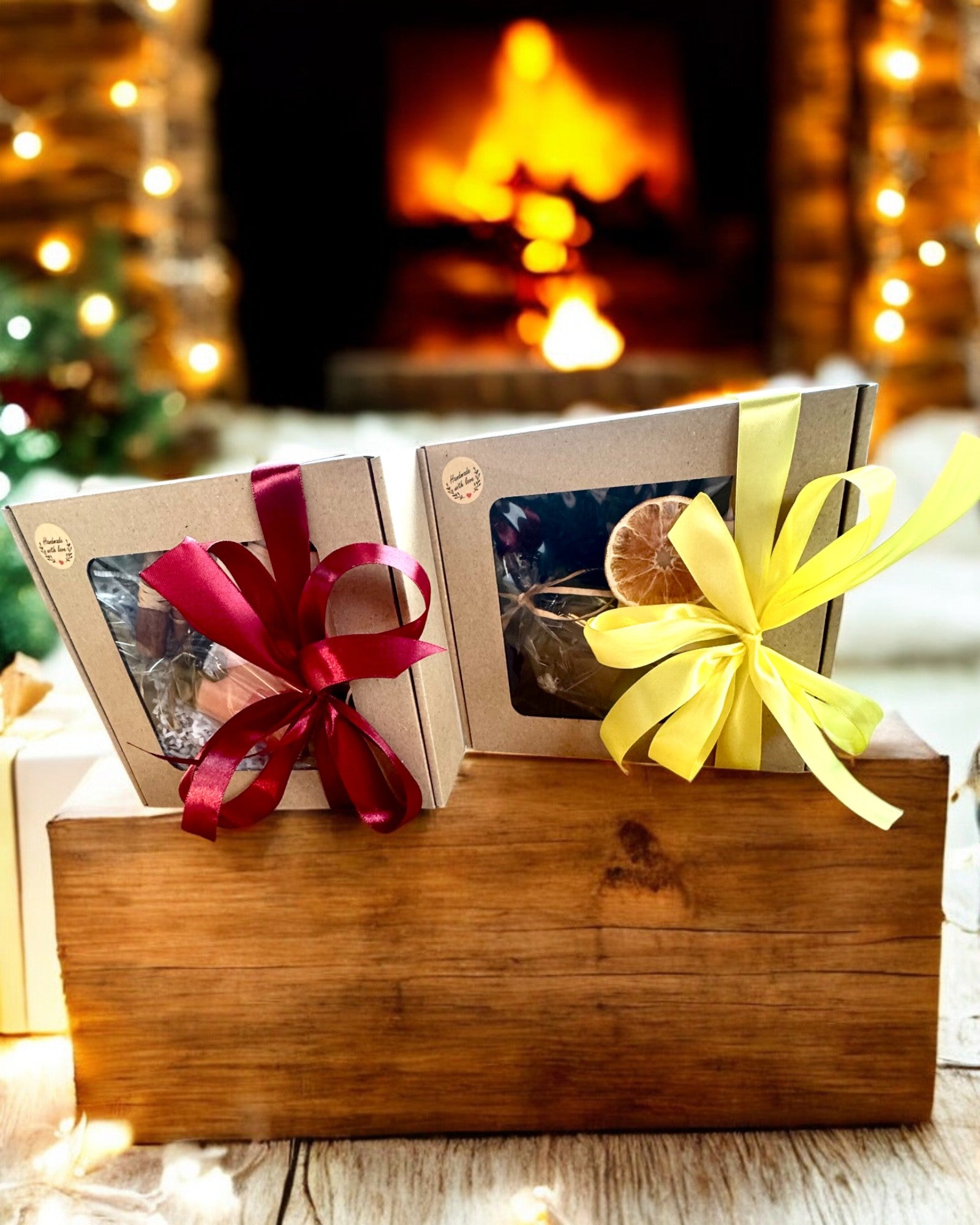 Intentionale Sojakerze 250 ml mit Naturstein – wählen Sie Ihre Energie: Citrin oder Granat, Personalisierung mit Gravur als Geschenk