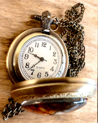 Elegante Taschenuhr "Słoneczna Luminacja" mit Gravurmöglichkeit als Geschenk