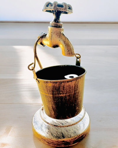 Stilvoller Metall-Aschenbecher "Rustic Charm" 19-23 cm Höhe, 8 Varianten zur Auswahl, Gravur auf Wunsch