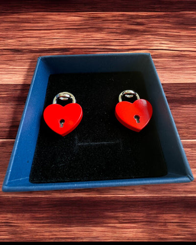 Mini-Liebesschlösser Herz DeLuxe, Set aus 2 Schlössern mit Schlüsseln, 6 Varianten zur Auswahl, Personalisierung mit Gravur als Geschenk möglich