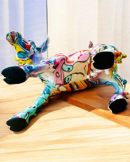 Dekorative Skulptur Stier "BullArt" – Einzigartige Kunst mit Gravuroption - 4 Farbvarianten, als personalisiertes Geschenk