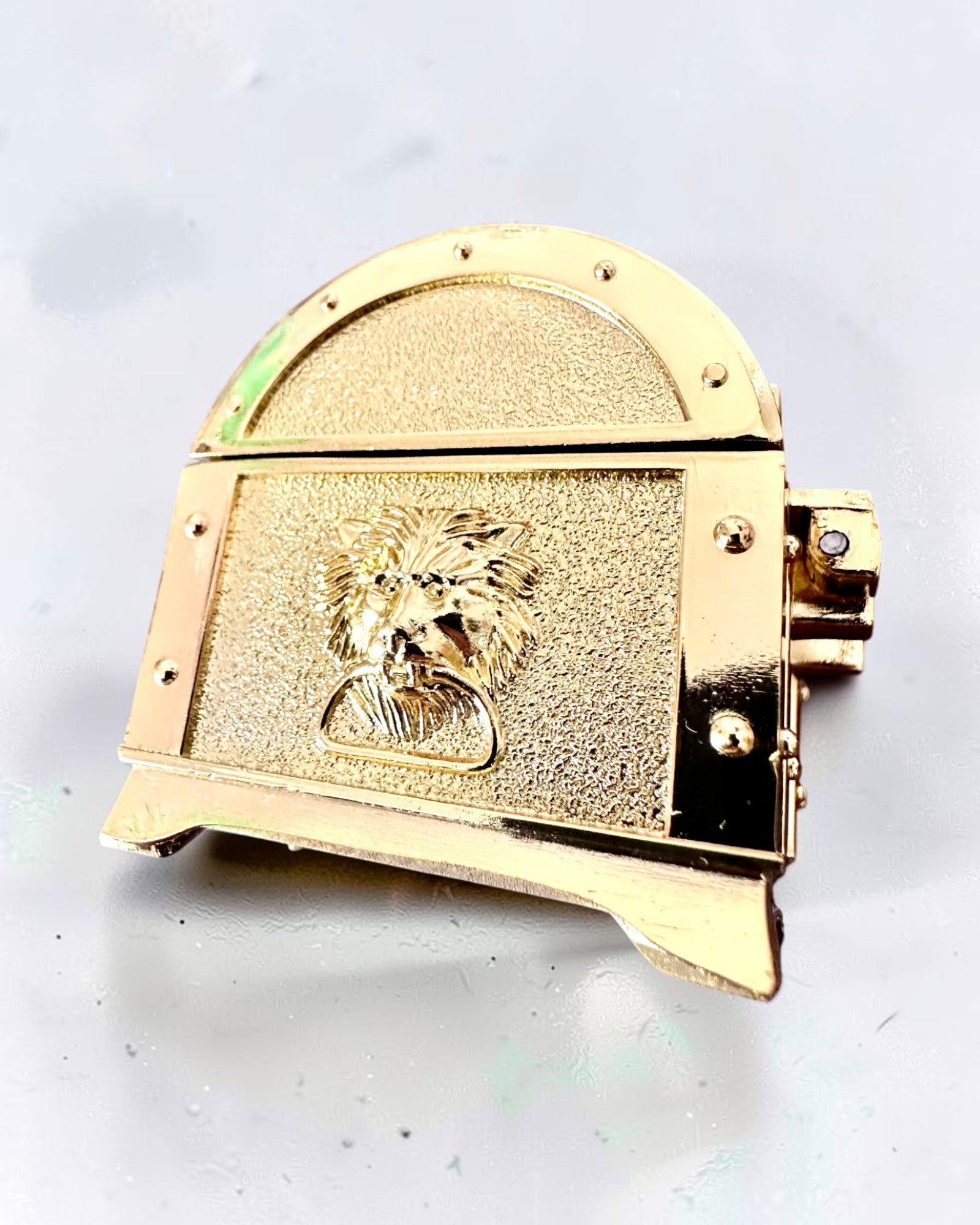 Retro-Metall-Schatztruhe mit Gravur – silberne Kassette 7 x 5 x 5 cm