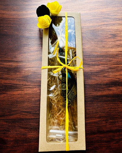 Kalligrafiefeder "Steampunk Eleganz" mit Truthahnfeder - Handgefertigt, 5 Varianten zur Auswahl, Personalisierung mit Gravur als Geschenk