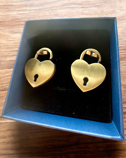 Miłosne Mini Kłódki Serce DeLuxe - Set aus 2 Schlössern mit Schlüsseln, 6 Varianten zur Auswahl, Möglichkeit der Personalisierung mit Gravur als Geschenk