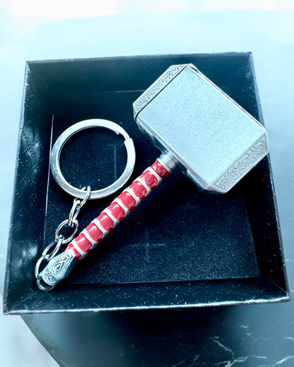 Thors Hammer - Kraftschlüsselanhänger, personalisierbar mit Gravur als Geschenk
