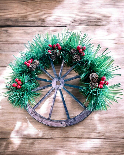 Dekorationsset 3 x Weihnachtskränze "Fröhlicher Stern" - Möglichkeit zur Personalisierung mit Gravur als Geschenk