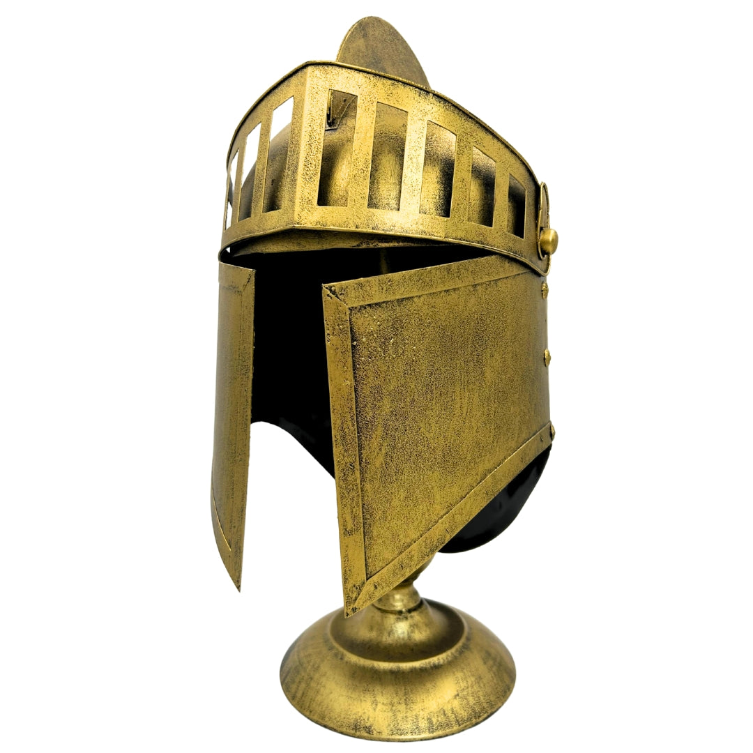 Dekorativer griechischer Retro-Helm – Replik aus Metall – 6646A