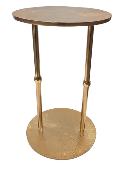 Runder goldener Metalltisch - Glamour-Dekoration – 1051A