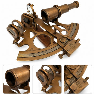 Großer Messing-Sextant – Geschenk für Segler - NSHB