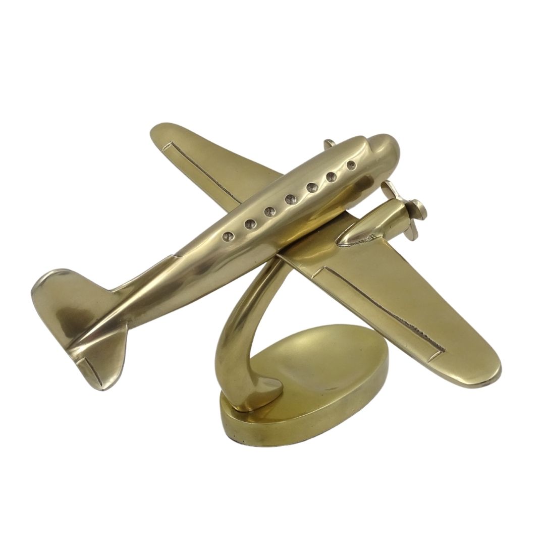 Großes Metallmodell eines zweimotorigen Flugzeugs – 90549