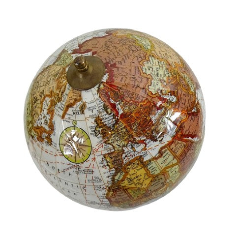 Eleganter dekorativer Globus auf Holzsockel - World GLB-0096B