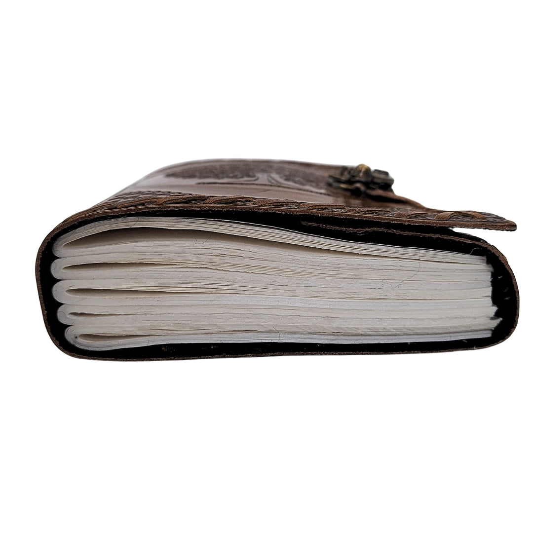 Leder-Notizbuch Vintage Retro 200 Seiten – Baum des Lebens - AH01