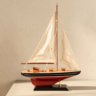 Holzmodell einer Segelyacht - F1705