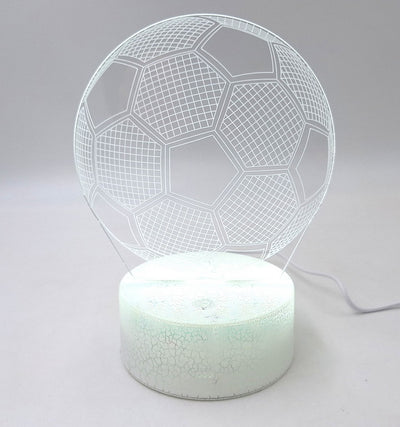 Nachtlicht Fußball - Geschenk für Fußballspieler, Gadget - 3 Farben - P107