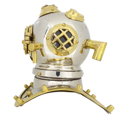 Messing-Taucherhelm US Navy Mark IV – Maritime Dekoration - DH93