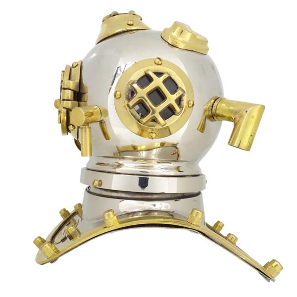Messing-Taucherhelm US Navy Mark IV – Maritime Dekoration - DH93