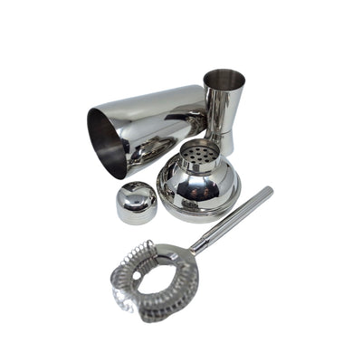Barkeeper-Set – 3-teilig Shaker Jigger Strainer - BS48171