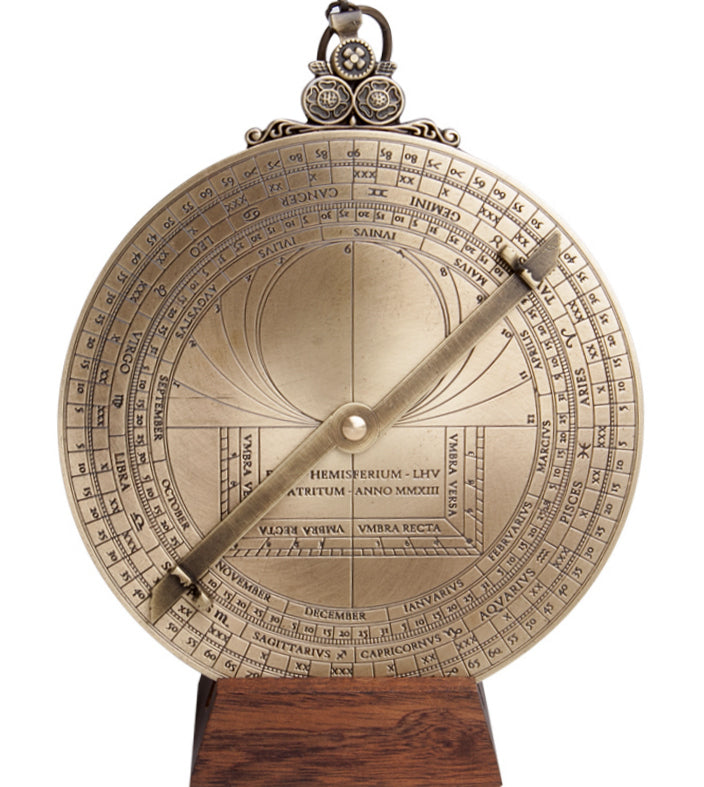 Großes Hartmann-Astrolabium aus Messing - Replik - H37