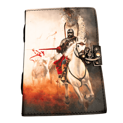 Ledernotizbuch Tagebuch Hussaria patriotisch - 200 Seiten - AH14