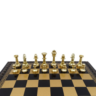 Exklusive Messing-Schachfiguren Italfama 28x28 cm – N001