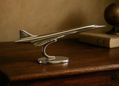 Metallmodell des Flugzeugs Concorde - Ikone der Luftfahrt - CON