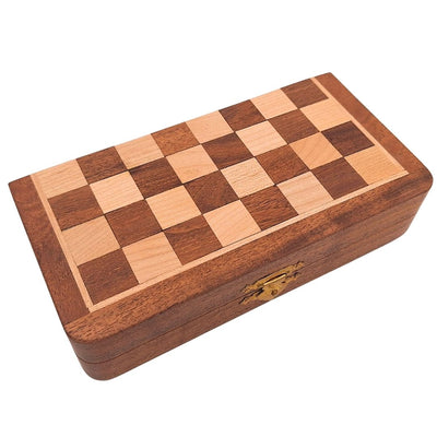 Magnetisches Holzschach - Strategiespiel - G201Z