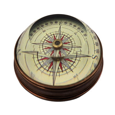 Linsenkompass - Messing und Glas - NC2119