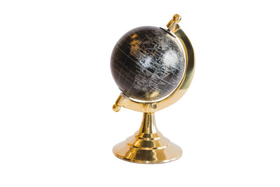 Dekorativer Globus Schwarz & Gold – MMG004S