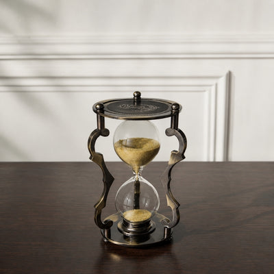 Elegante dekorative Messing-Sanduhr 5 min - NC2677