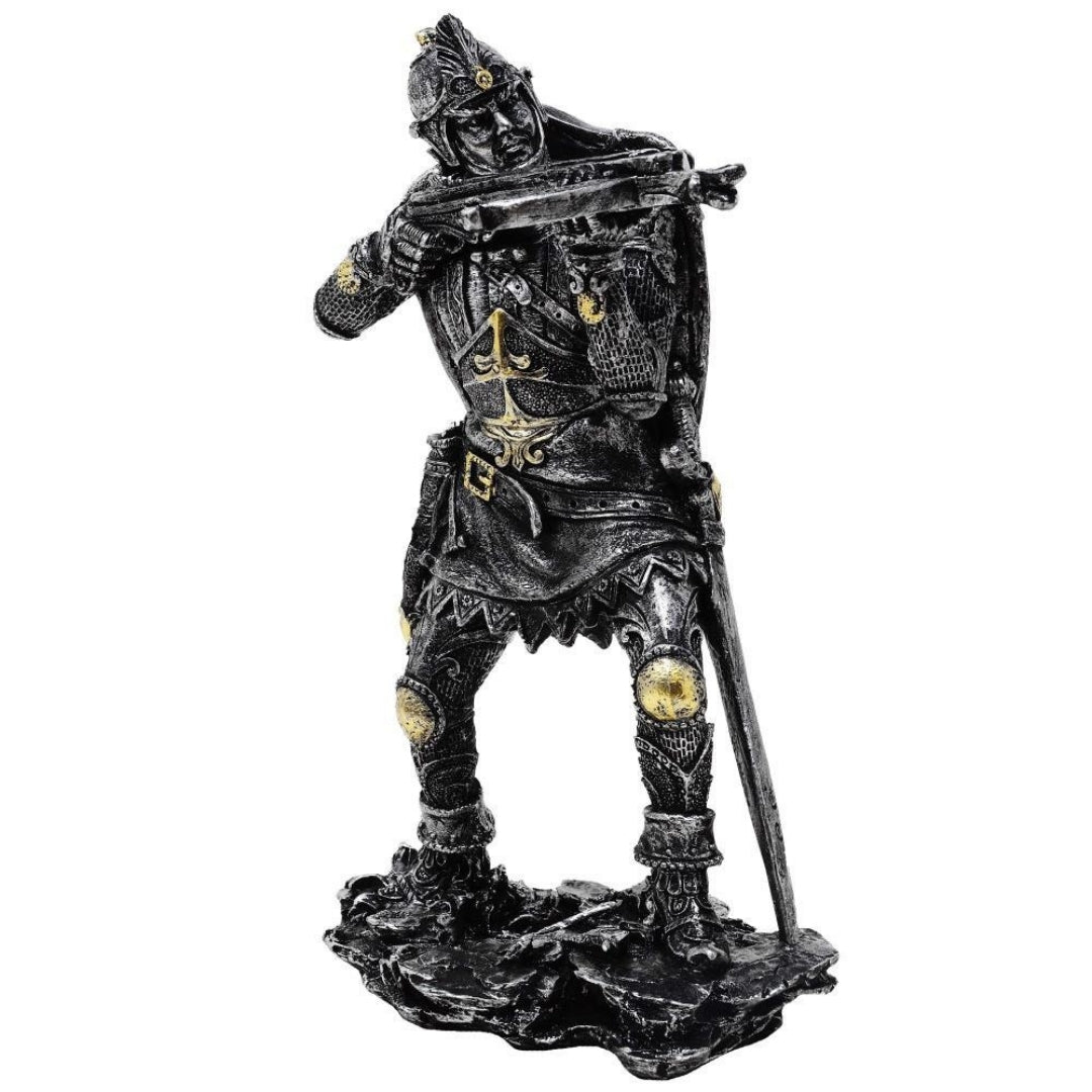 Figur mittelalterlicher Ritter mit Armbrust 20cm Armbrustschütze - Retro-Geschenk - MC-23151